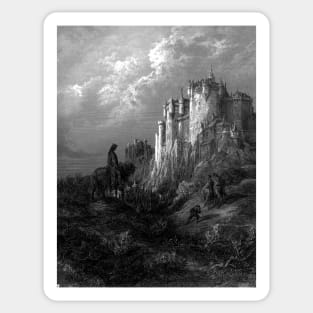 Camelot - Idylls of the King - Gustave Dore Sticker